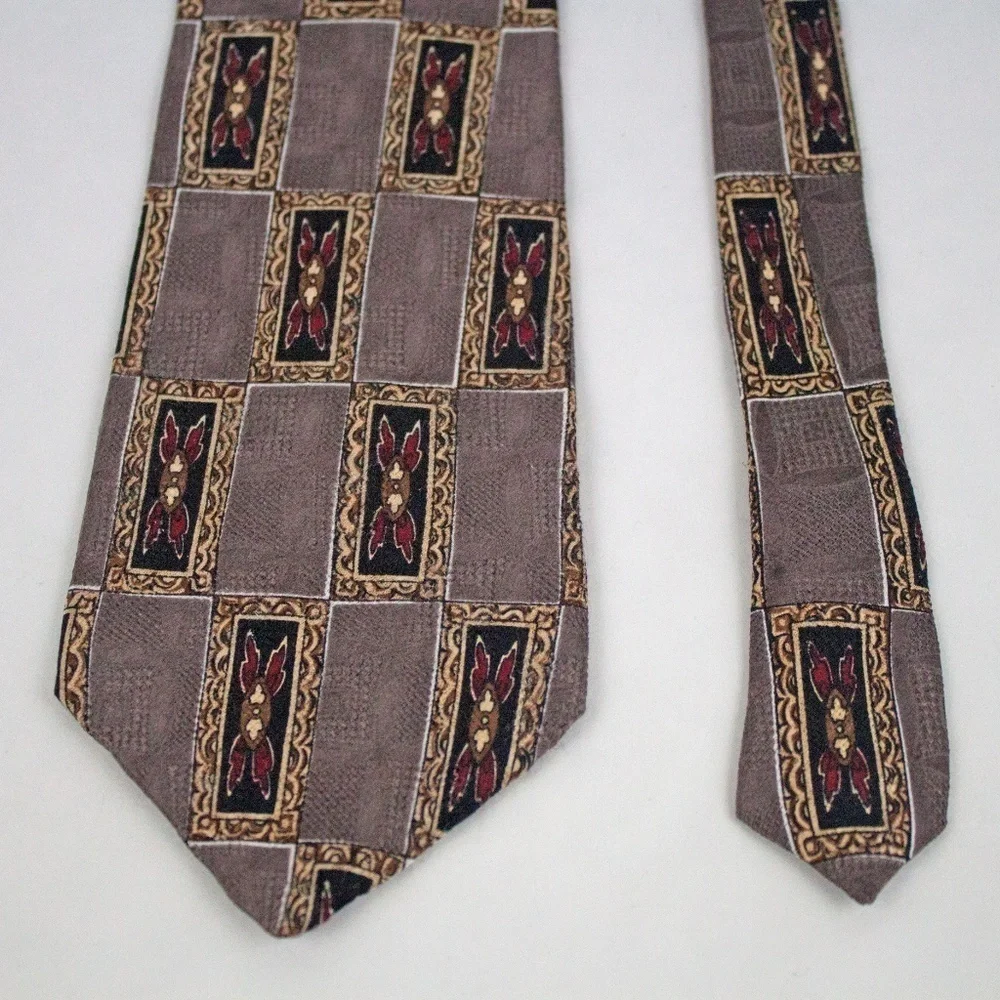 Oscar De La‎ Renta Tie 100% Silk Men's Neckwear